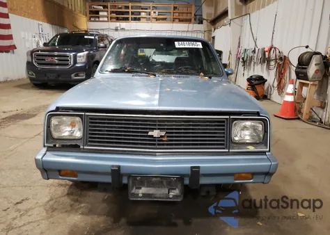 1987 Chevrolet Chevette Cs z USA, uszkodzony, nr VIN 1G1TB61C9HA105444